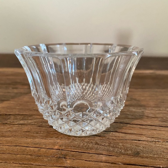 Vintage Crystal Glass Creamer and Sugar Set 
Used - Picture 6 of 10